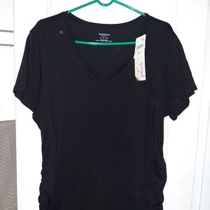 Motherhood Maternity Black short sleeve shirt